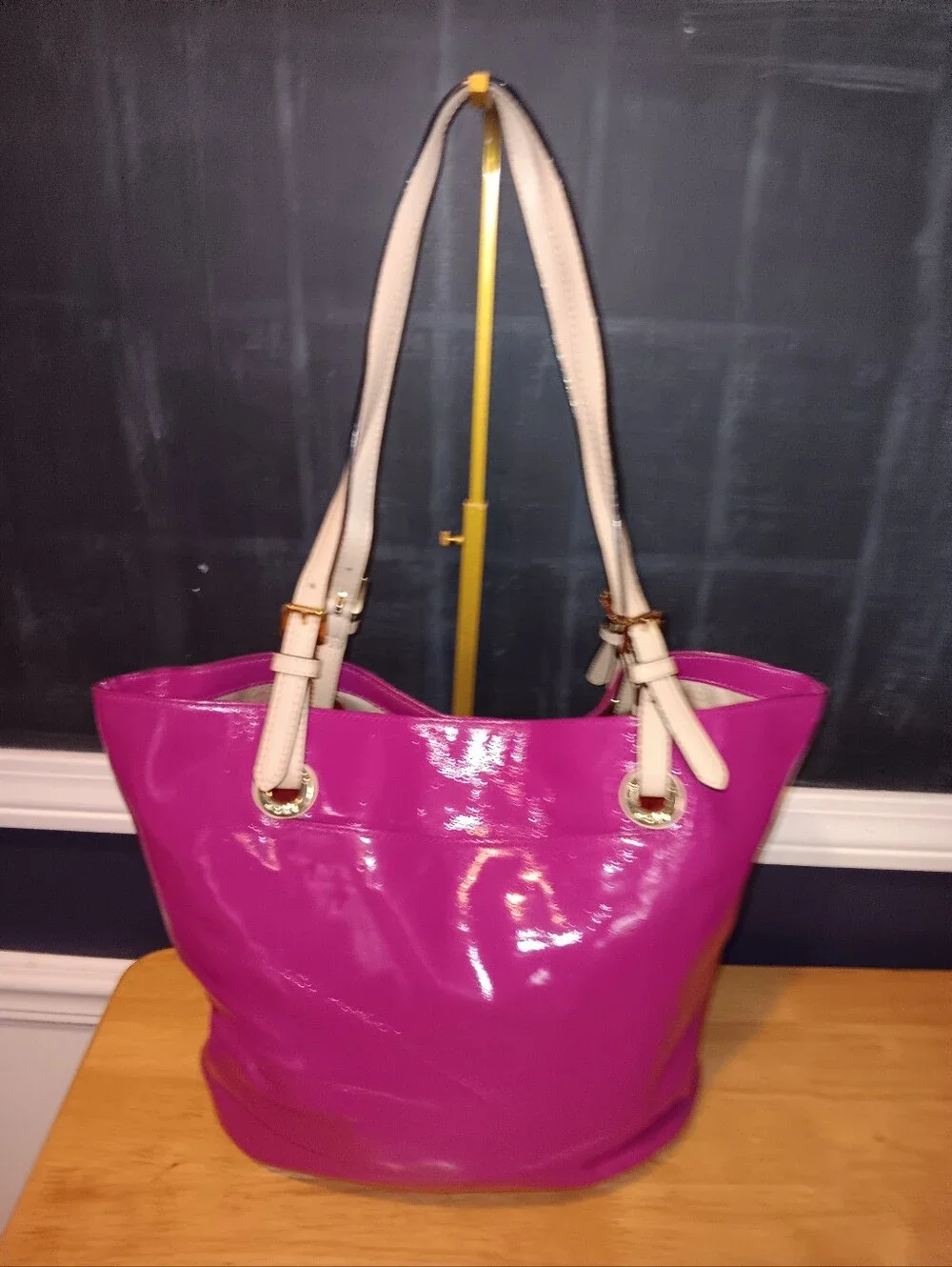 Michael Kors Pink Leather Tote Bag